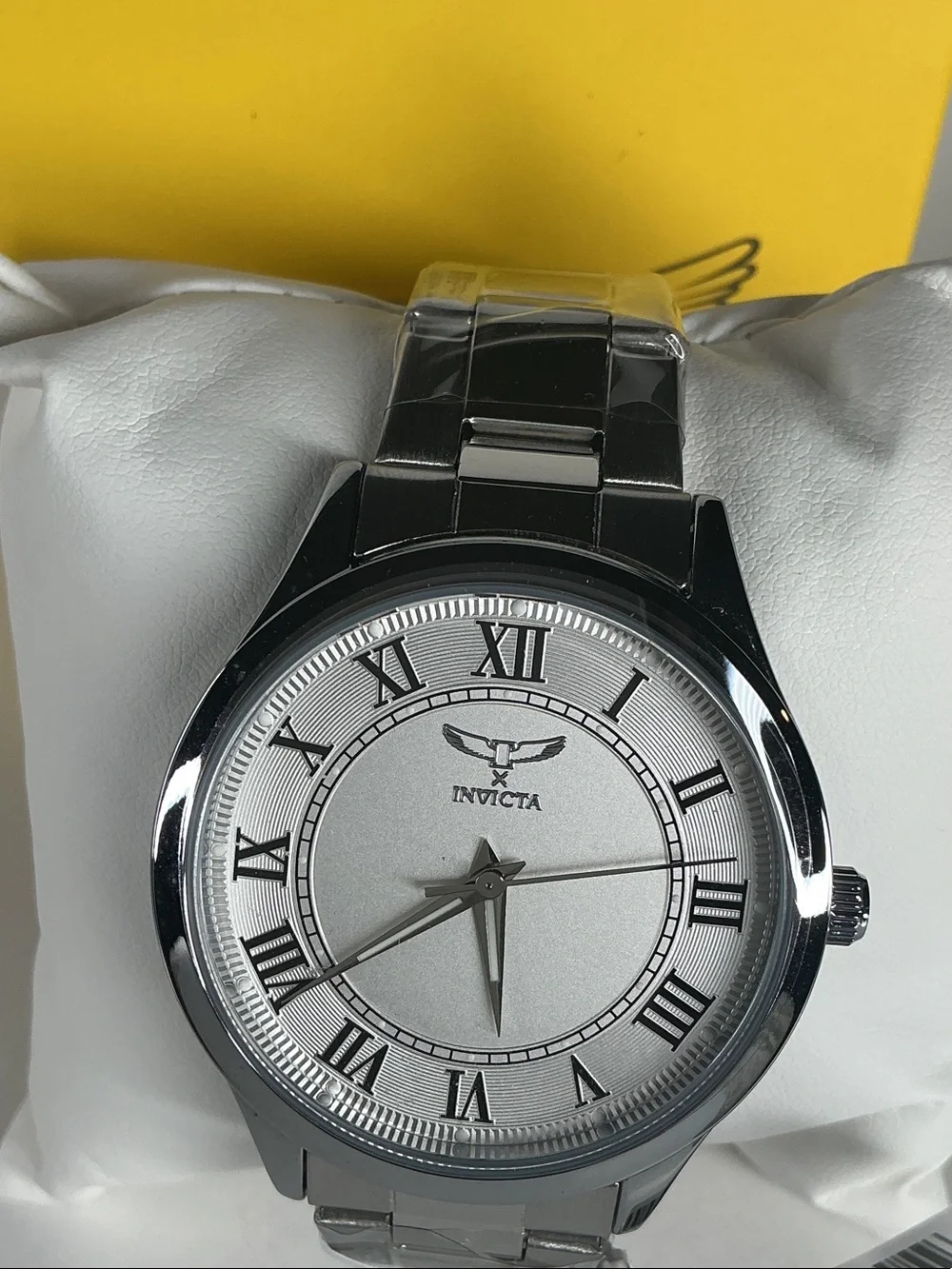 Men’s silver watch Roman numerals - 69886